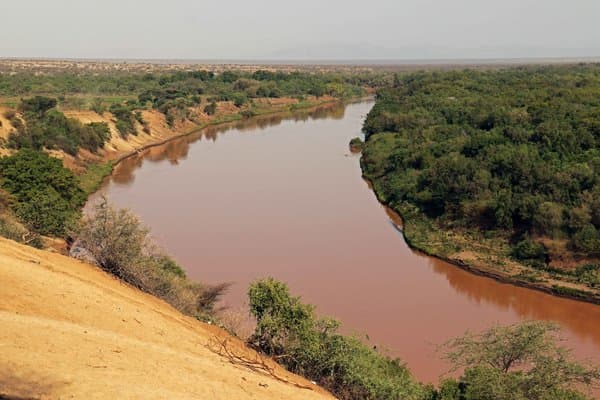 Paleontological site containing some of the earliest anatomically modern human remains (Omo I and II, dated 195,000 years). Remote research area with ongoing excavations and significant hominid discov